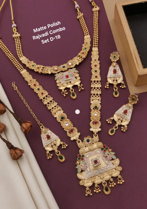 Rajwadi Design Bridal Set - Image 28