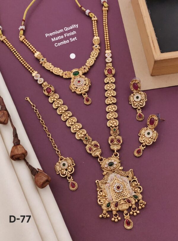Rajwadi Design Bridal Set - Image 8