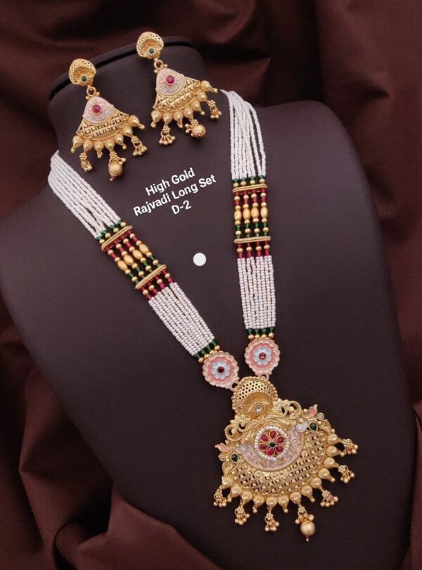 Necklace with Heavy Earring Set - Image 5