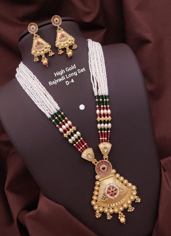 Necklace with Heavy Earring Set - Image 4