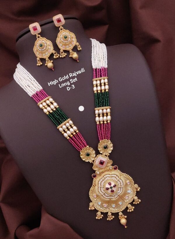 Necklace with Heavy Earring Set - Image 2