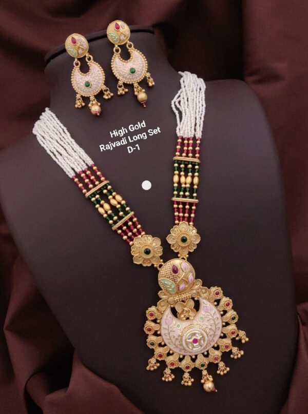 Necklace with Heavy Earring Set