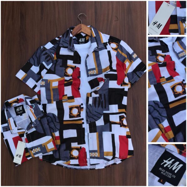 H&M Rayon Cotton Print Shirt  - Image 6