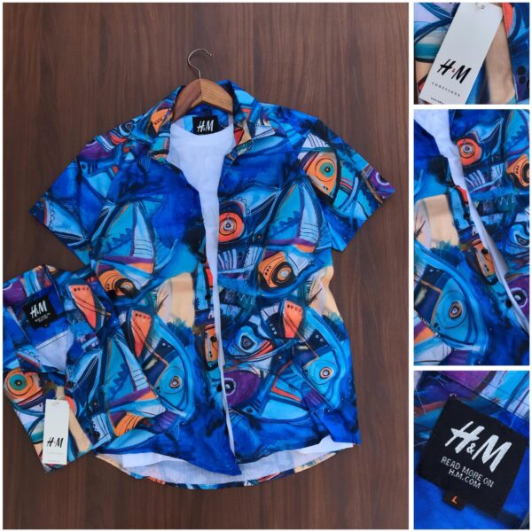 H&M Rayon Cotton Print Shirt  - Image 7