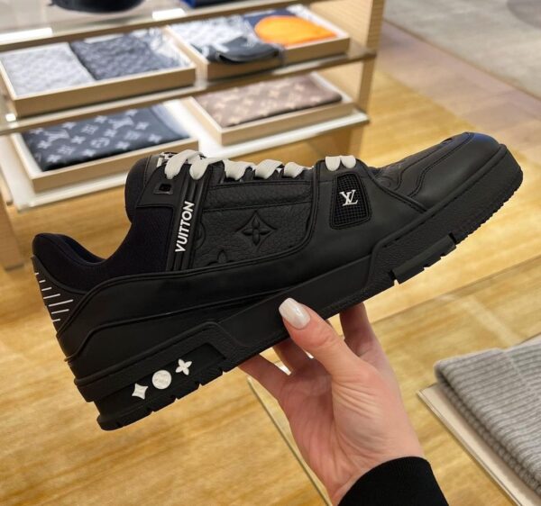 Louis Vuitton LV Trainer Black - Image 3
