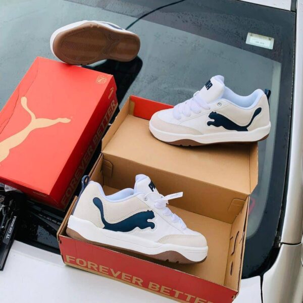 PUMA PARK LIFESTYLE WHITE NAVY - Image 3