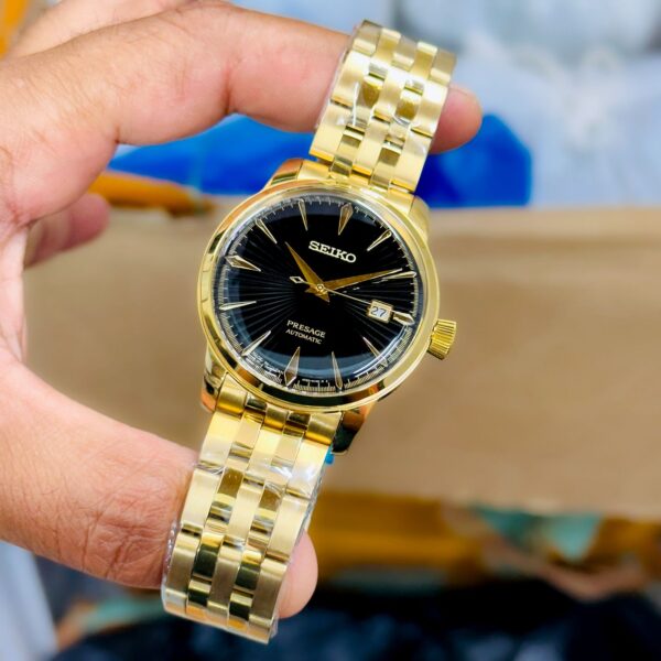 SEIKO Presage Golden Watch - Image 3