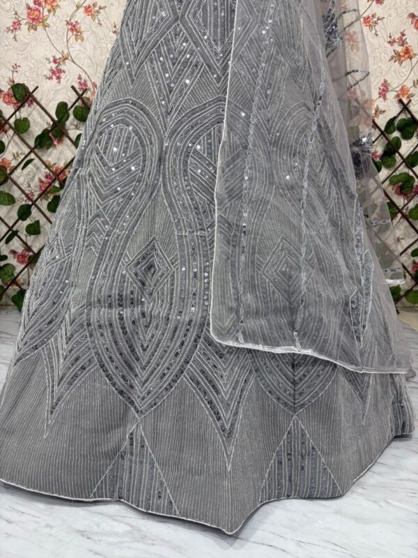 Wedding Special Embroidery Dori Work Lehenga Choli - Image 2