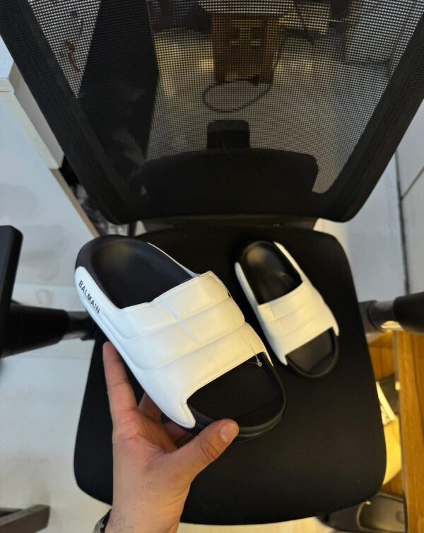 BALMAIN PUFFY SLIDES