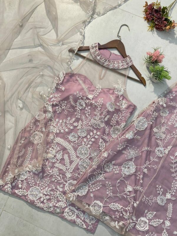 Ready Made Top With Plazzo Set - Image 3