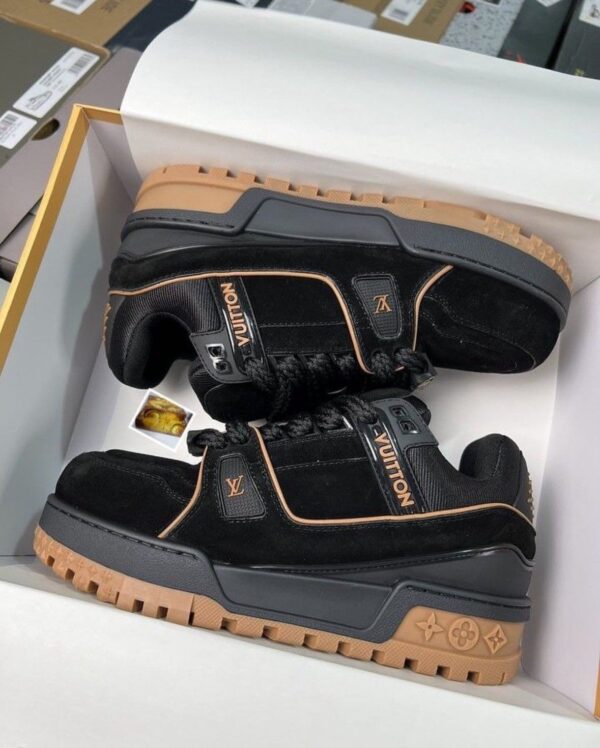 Louis Vuitton Trainer Maxi Black Gum - Image 4