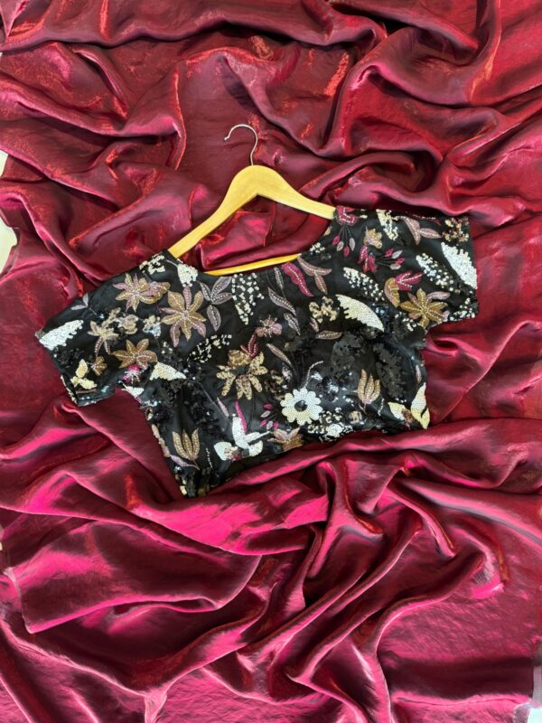 Party Wear Fluid Tissue Silk Saree