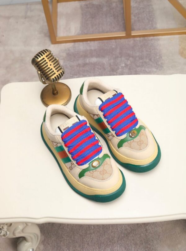 Gucci Screener GG Leather Trimmed Canvas - Image 3