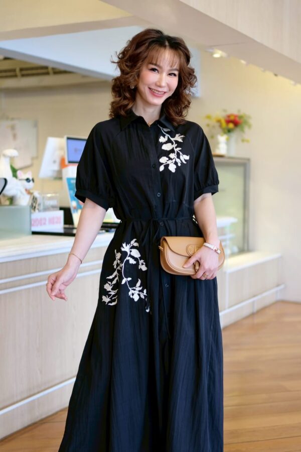 Floral embroidered Sack - Image 3