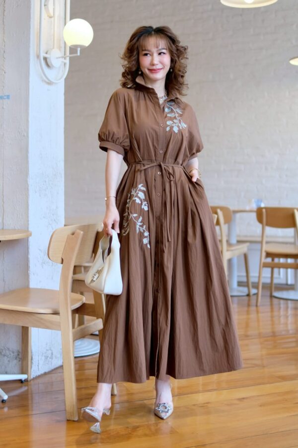 Floral embroidered Sack