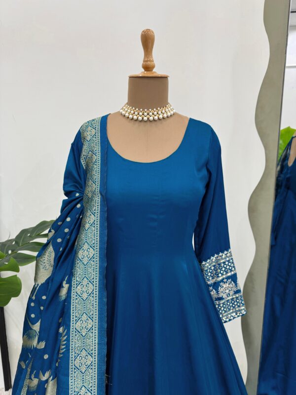 Ready Made Gown with Dupatta