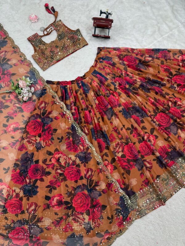 Wedding Special Sequence Work Lehenga - Image 8