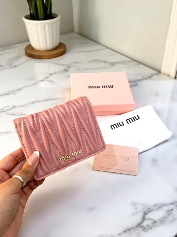 MIU MIU SMALL BI-FOLD WALLET - Image 4