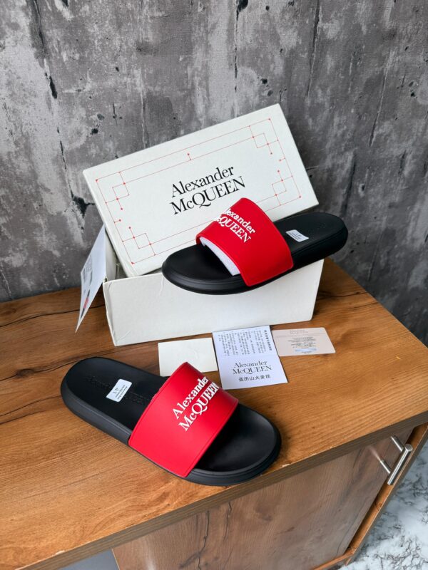 Alexander MCQueen Pool Slide Black/Red