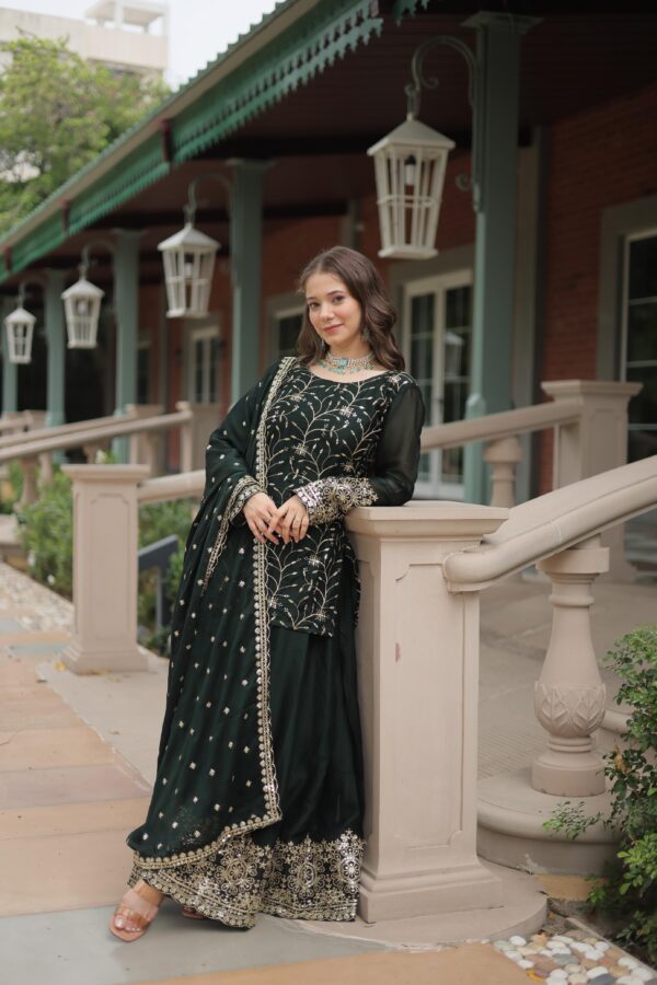 READYMADE KURTI-PLAZOO-DUPATTA SET