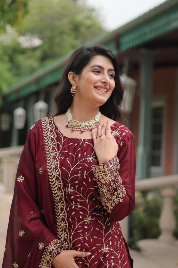 READYMADE KURTI-PLAZOO-DUPATTA SET - Image 3
