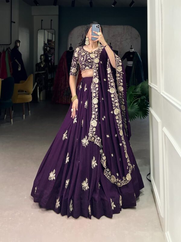 Wedding Special Fully Stitched Lehenga - Image 5