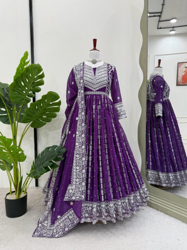 Ready Made Party Wear Gown - Image 10