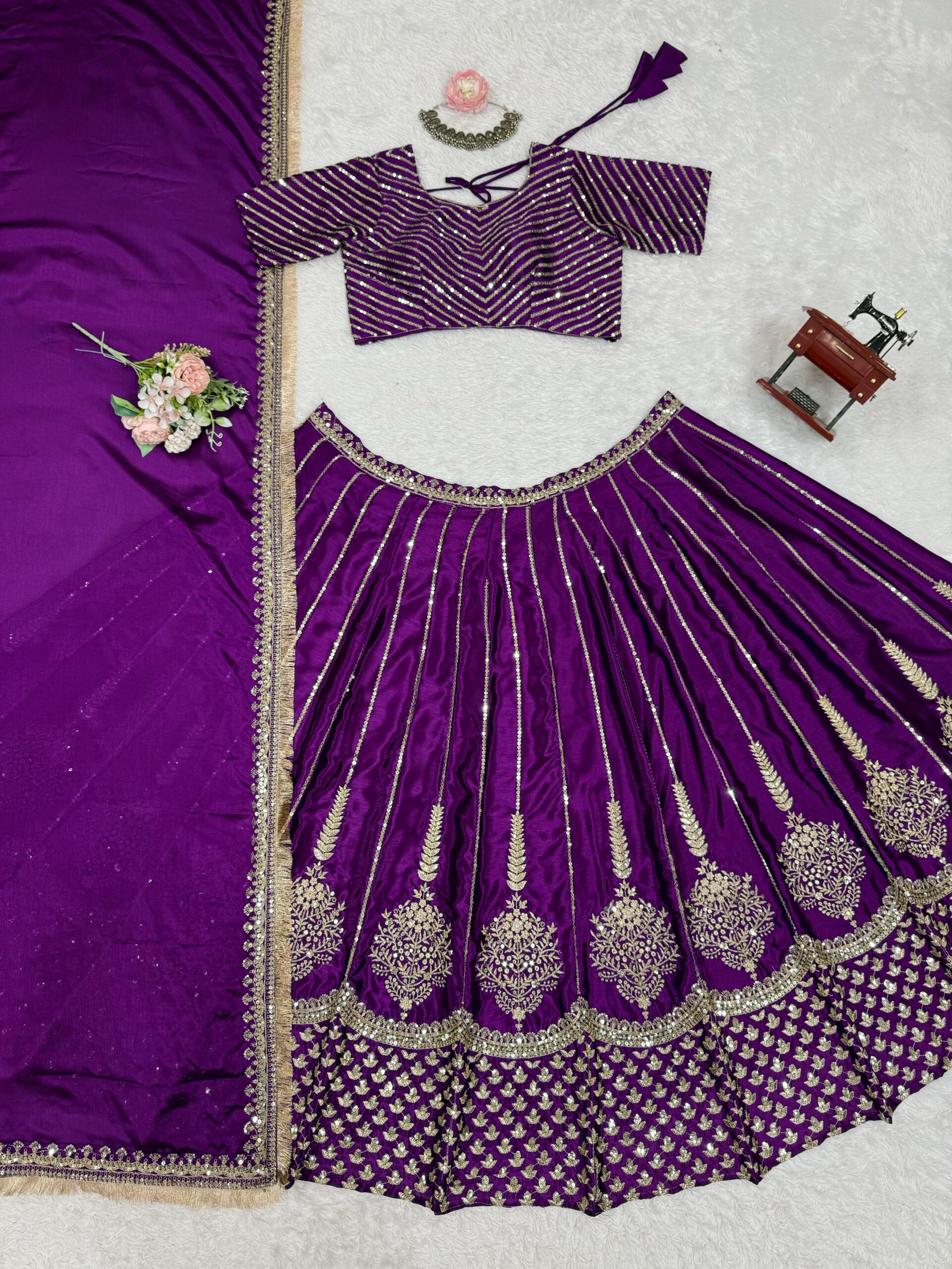 Heavy Wear Lehenga  - Image 3