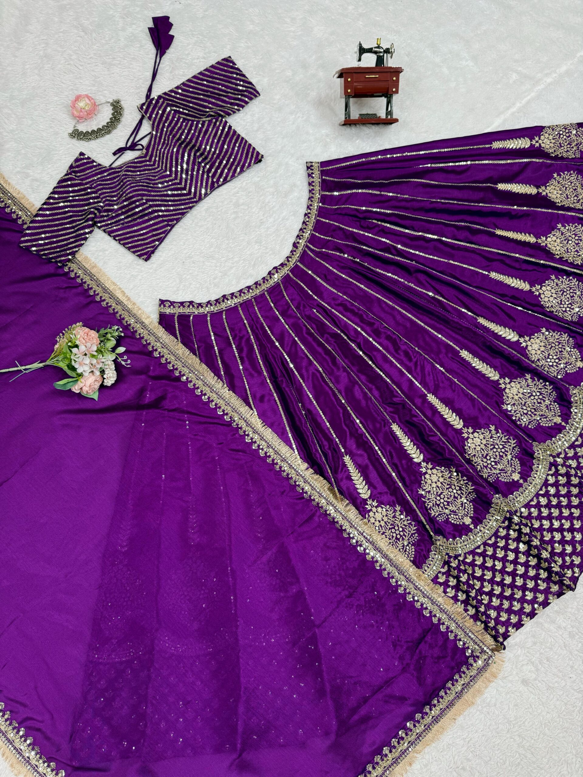 Heavy Wear Lehenga  - Image 6