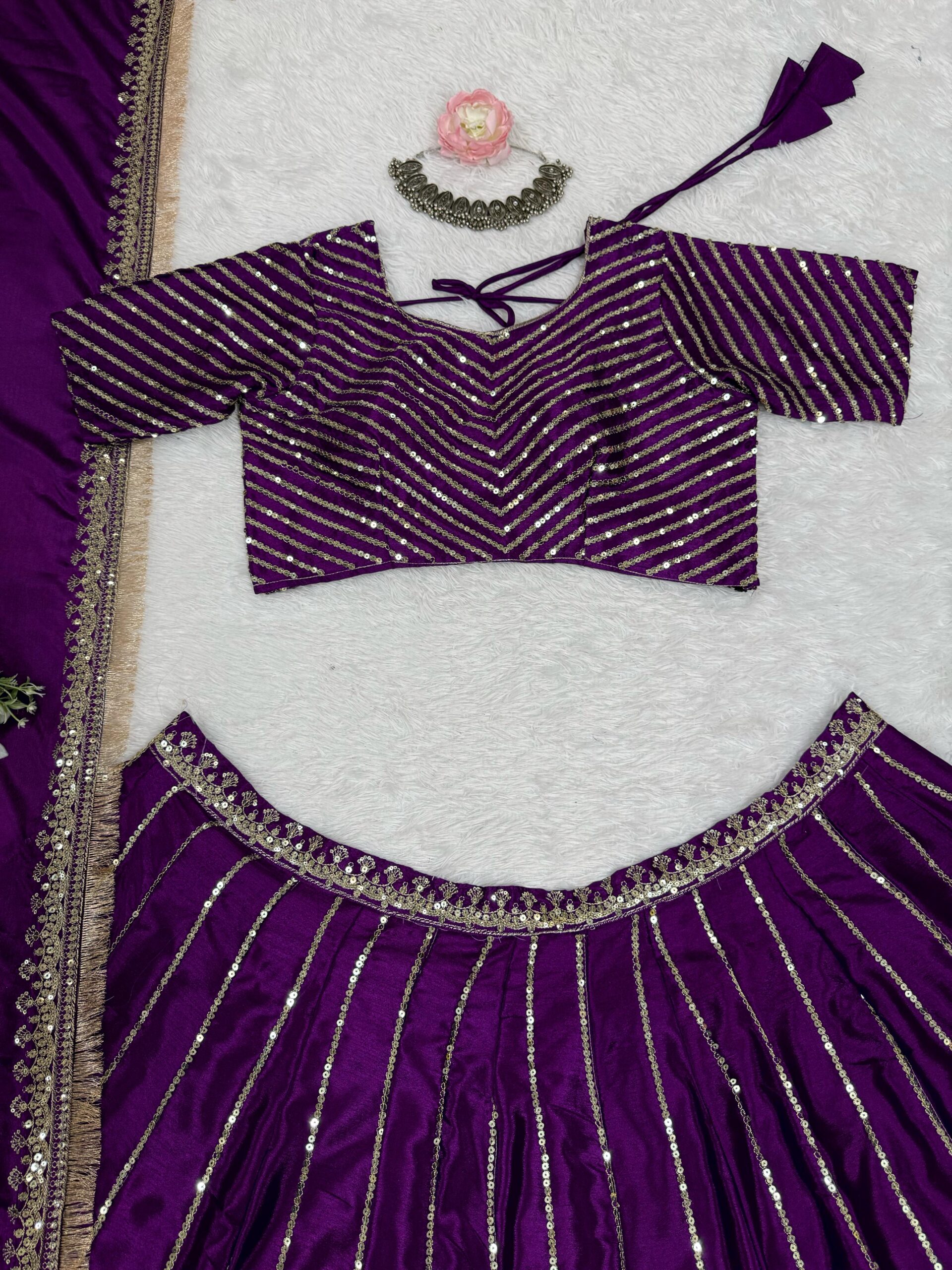 Heavy Wear Lehenga  - Image 5