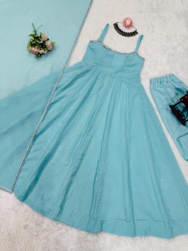 Wedding Special Hotfixing Salwar Suit - Image 4