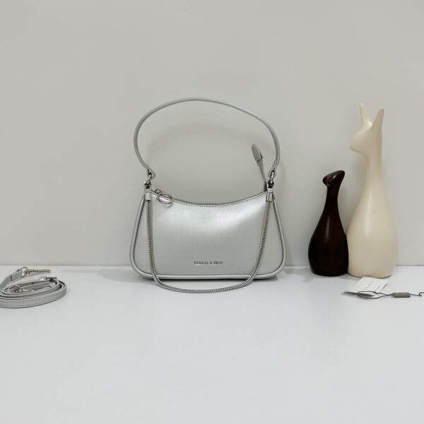 Charles & Keith - Curved Shoulder Bag - Image 5