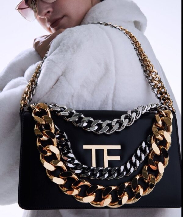 Tom Ford - Palmellato Triple Chain Bag - Image 4
