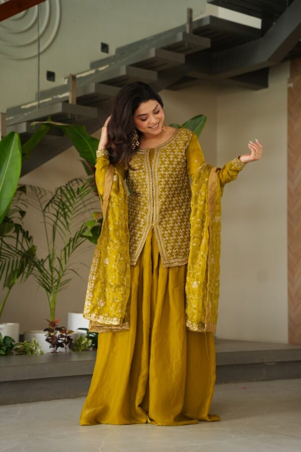 Ready made Kurti with Sharara & Dupatta Set - Image 10