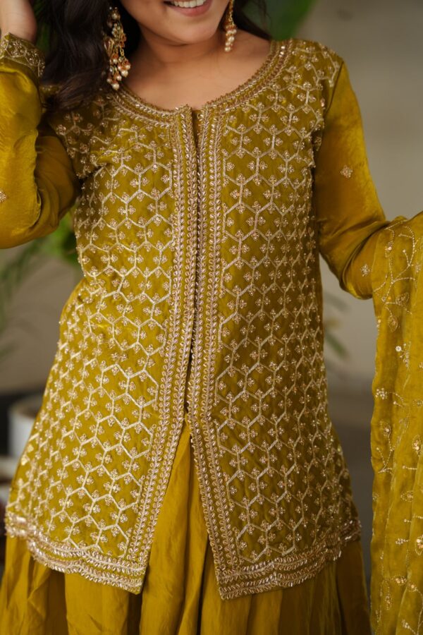 Ready made Kurti with Sharara & Dupatta Set - Image 11