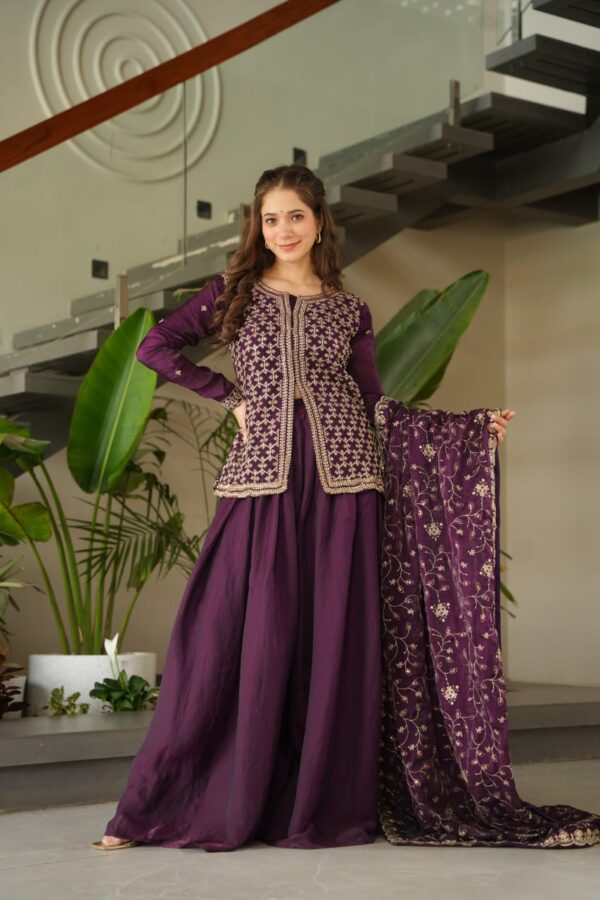 Ready made Kurti with Sharara & Dupatta Set - Image 5