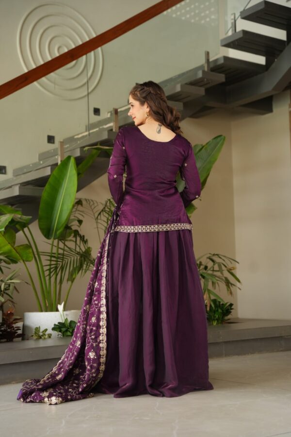 Ready made Kurti with Sharara & Dupatta Set - Image 7