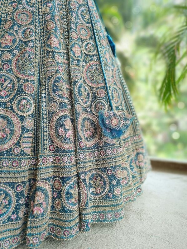 Ready Made Designer Handwork Lehenga - Image 5