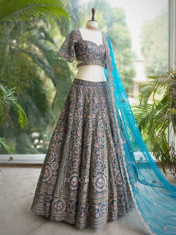 Ready Made Designer Handwork Lehenga - Image 6