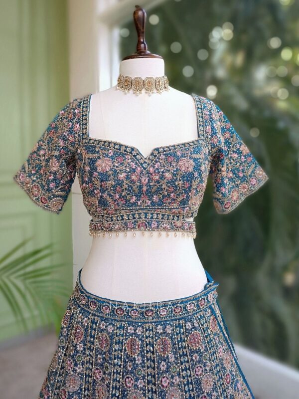 Ready Made Designer Handwork Lehenga - Image 3