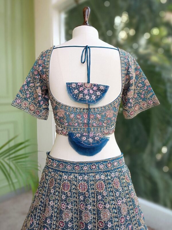 Ready Made Designer Handwork Lehenga - Image 4