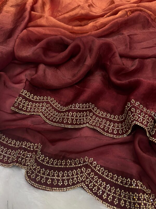Đěsigner Party Wear Jarkhan Saree