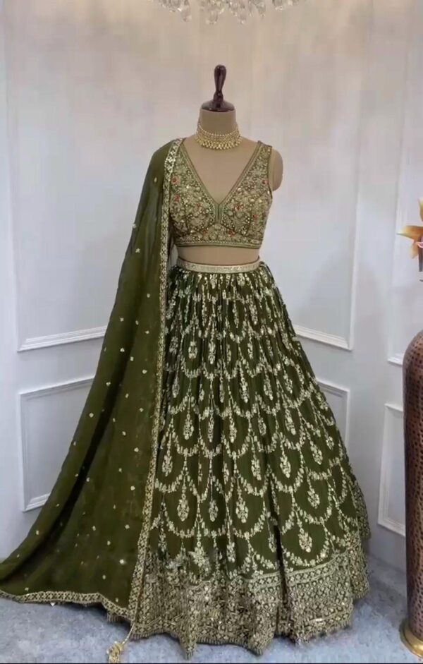 Designer Faux Georgette Lehenga