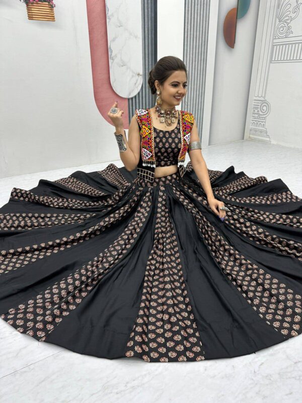 Fully Stitched Lehenga with Top and Jacket - Image 8