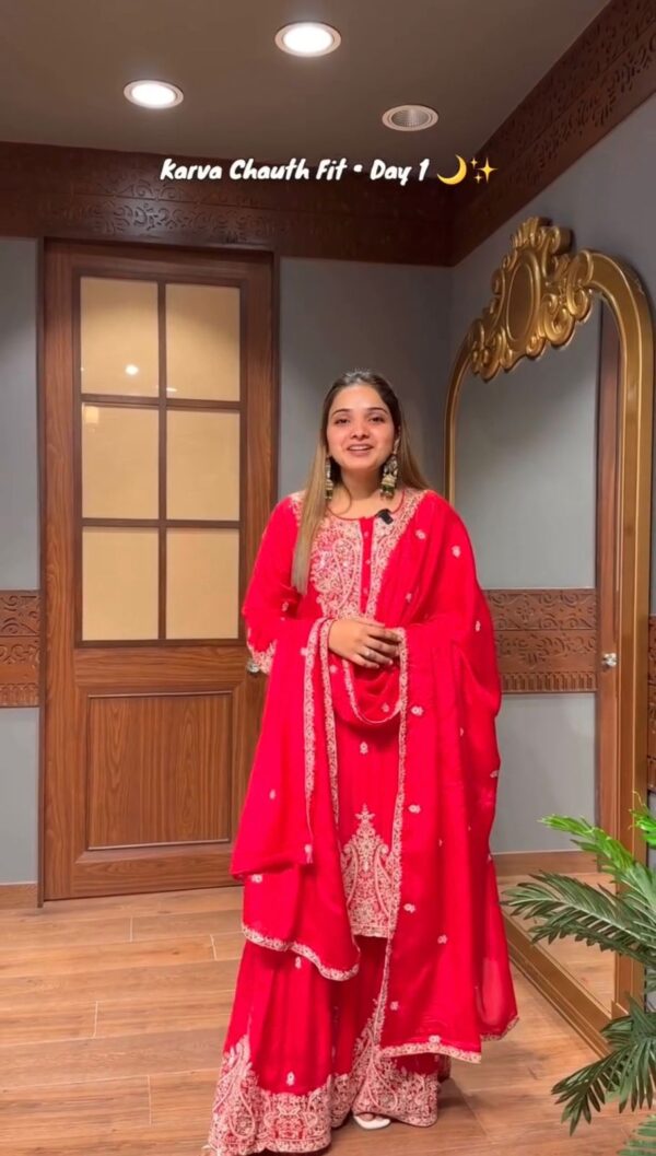 Fully Stitched Top-Bottom And Dupatta Set