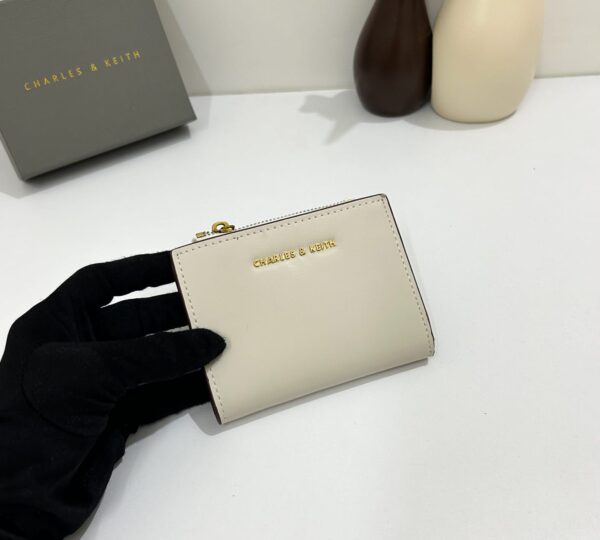 Charles & Keith - Apolline Textured Top-Zip Wallet 
