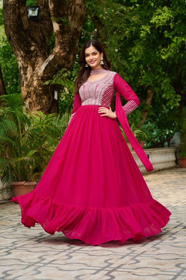 DESIGNER READYMADE GOWN - Image 6