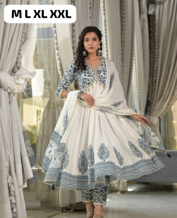 Alia style Fully Stitched Suit set - Image 5