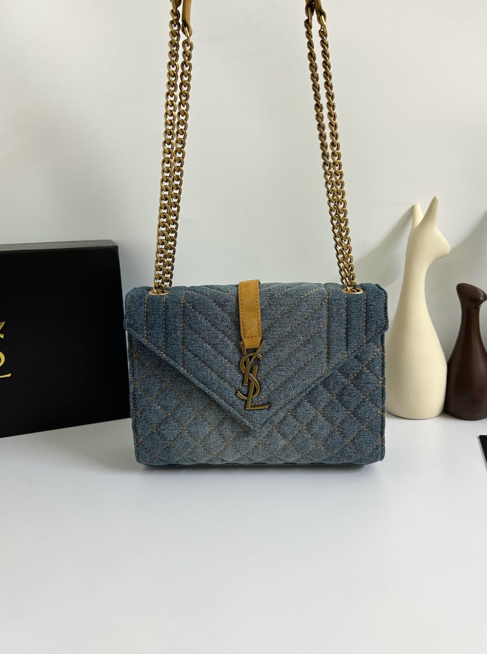 Yves Saint Laurent - Envelope Monogram Satchel - Image 6