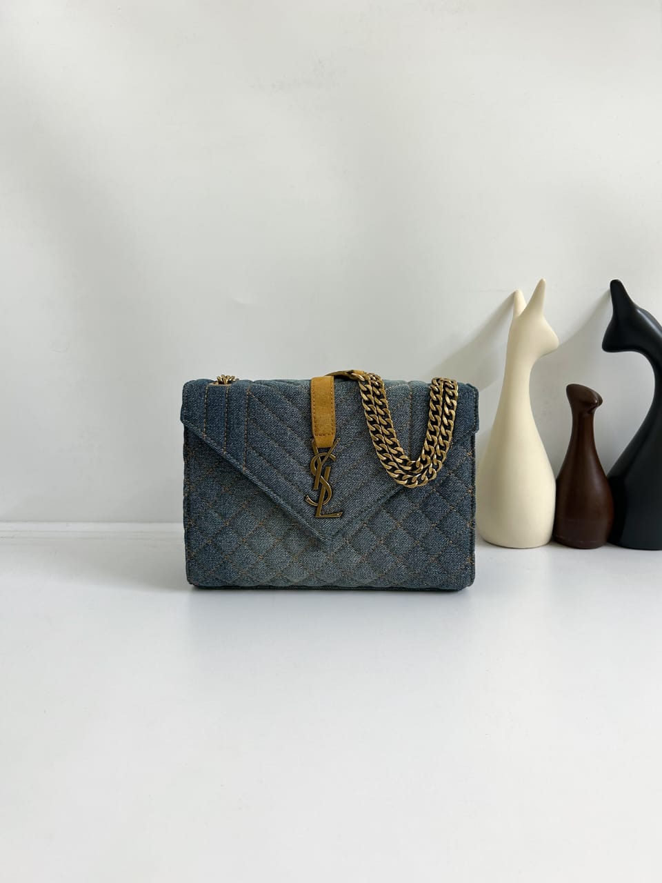 Yves Saint Laurent - Envelope Monogram Satchel - Image 4